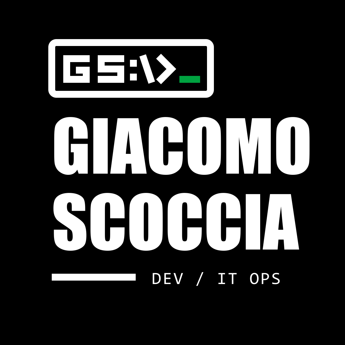 Giacomo Scoccia — Dev / IT Ops
